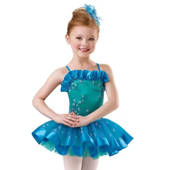 Copiii Pirncess Rochie De Balet, Pe Scena Floare Albastră Costume De Balet Pentru Copii Balet Elegant Danse