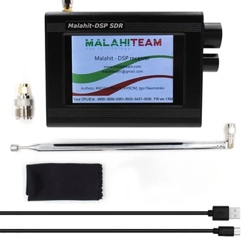 1.10 D Extended Version 3.5 Inch Touch LCD 50Khz-2Ghz Malachit DSP DST Receptor Malahit Receptor Radio+Baterie+Difuzor