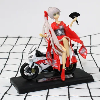 1:18 Yamaha Simulat Aliaj motocicleta Cu baza de decoratiuni Tort jucarii Model popular Cadou pentru Sakura păpuși de Acțiune Figura Jucarii
