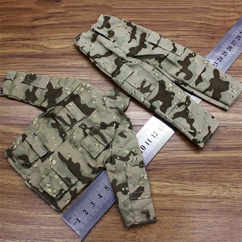 1/6 de sex Masculin Uniforme Militare de Camuflaj Tactice Costum de Camping Lupta Armata Jachete Pantaloni de 12 țoli figurina Model