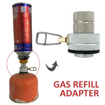 1 buc Înlocuire Aragaz Gaz Umple Adaptor Conector Profesional în aer liber Butan Propan Gaze Convertor Piese pentru Camping, Drumetii