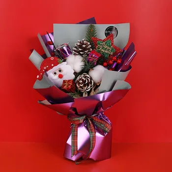 1 Pachet Nemuritor Buchet de Ziua Îndrăgostiților Nordic Crăciun Decoratiuni Buchet Plin de Violete Înflorite de Nunta de Decorare Acasă