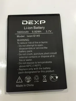 100% Nou, de Înaltă calitate 3.7 V 1600mAh IXION E145 Baterie pentru DEXP IXION E145 EVO SE bateriei Telefonului de Transport maritim + Codul de Urmărire