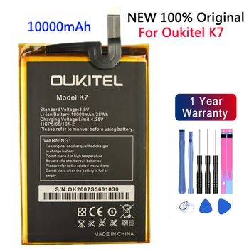 100% Original 10000mAh Baterie Pentru Oukitel K7 /K7 putere Telefonul Mobil de Înaltă Calitate +Numărul de Urmărire