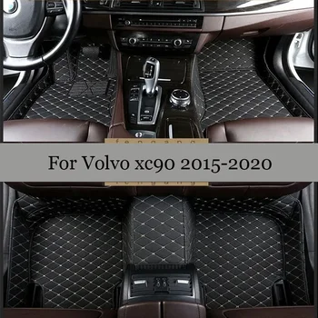 100% se Potrivesc Personalizate din Piele Auto Covorase Pentru Volvo xc90 2015 2016 2017 2018 2019 2020 Covoare Covoare Pad Accesorii