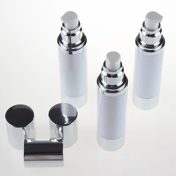 100buc feliuta 50ml aluminiu metal sticle de cosmetice , 50ml aluminiu recipient cosmetic cu pompa