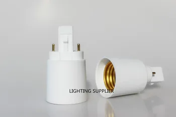 10buc G23 să E27 LED adaptor Soclu G23-E27 Converter Extender 2Pin G23-E27 bec baza candelabru lampă titularului adaptor Gratuit Nava