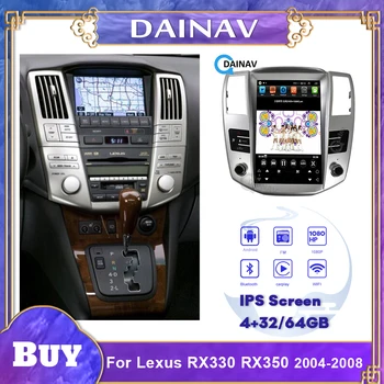12.1 inch Android 10.0 Ecran Vertical Radio Auto Pentru Lexus RX RX 350 2008 Masina DVD Player Auto cu Navigatie GPS