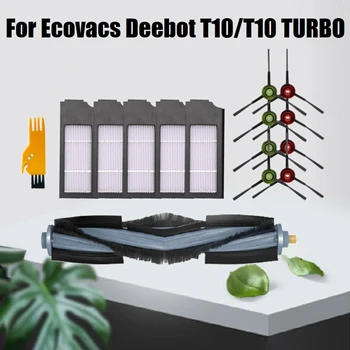 15buc Accesorii Kit Pentru Ecovacs Deebot T10/T10 TURBO Aspirator Robot Lavabil Principal Partea Brushe Filtru HEPA