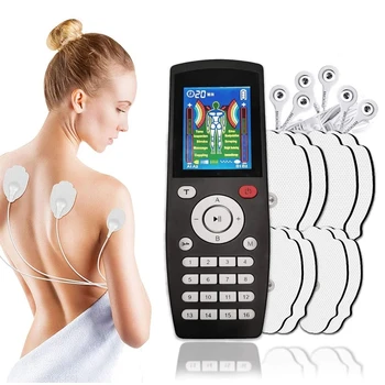 16 Moduri de ZECI de Acupunctura Terapie Corp Masaj cu 4 Canale Electric EMS Stimulator Muscular Puls Fizioterapie Mașină Ameliorarea Durerii