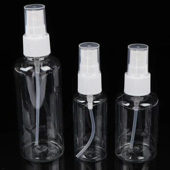 1buc Portabil Transparent Gol Sticle de Spray 30ml/50ml/100ml de unică folosință din Plastic Recipient Gol de Containere Cosmetice