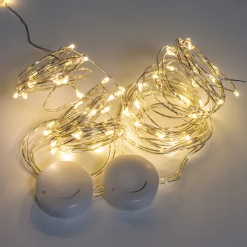 1M 2M 3M Sârmă de Cupru LED lumini Șir de Vacanță de Basm de iluminat, Pentru Pomul de Crăciun Ghirlanda Petrecere de Nunta de Interior Decor Cameră