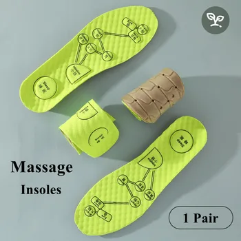 1Pair Masaj Tălpi pentru Pantofi Bărbați Femei Moale Respirabil Sport Amortizare Insertii de Pantofi Deodorant Branț Impuls de Pantofi Tampoane