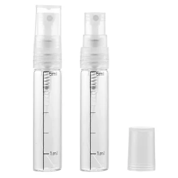 2,5 ml 3 ml 5ml Mist Spray Sticla de Probă Flacon de Sticlă Portabil Mini Parfum Pulverizator Clare Cu Pulverizator
