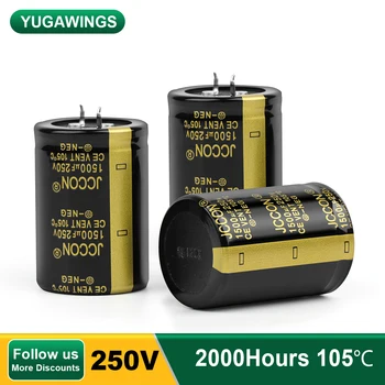 2 buc 250V Condensator Amplificator Condensator Electrolitic 2000Hours 105 ℃ Pentru Filtru/Audio/Aer Conditionat/HiFi/Putere Capacitate