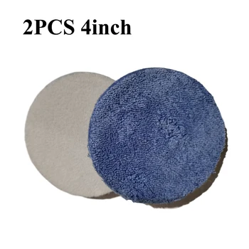 2 buc 3/4/5/6/7inch Microfibra Lustruire Tampoane Buffing Pad Set Pentru Masina de Polisat Albastru Nou Și de Înaltă Calitate
