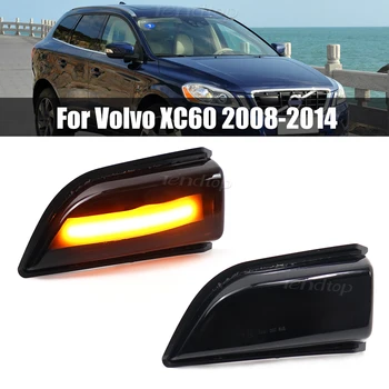 2 buc Dinamic Semnalizare Semnalizare bec Indicator Pentru Volvo XC60 2008 2009 2010 2011 2012 2013 2014 LED Intermitent Lampă de poziție Laterală