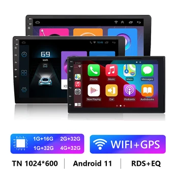 2 Din Android 7 9 10 Inch Auto Multimedia Video Player Universal Stereo Radio GPS WiFi pentru Volkswagen, Nissan, Hyundai, Kia, Toyota