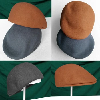 2019 Toamna Iarna pentru Bărbați Pălării, Berete Britanic Stil Occidental Lână Avansate Plat Ivy Capac Femei Clasic Vintage Bereta Capac BLM85