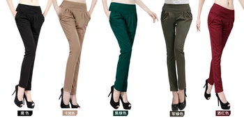 2020 Moda Harem talie Mare femeie creion pantaloni casual elastic Femei pantaloni lungi plus dimensiune S,M,L,XL,XXL,3XXXL