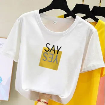 2020 Nouă Femei T-shirt Casual Harajuku scrisoarea Imprimate Topuri Tricou de Vara Femei T shirt tricou Maneca Scurta Pentru Femei de Îmbrăcăminte