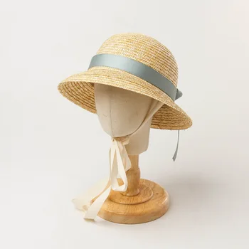 2020 vara noi pentru copii pălărie de soare arc decor cu pălărie de paie paie paie pălărie pescar de vară în aer liber turism palarie de soare