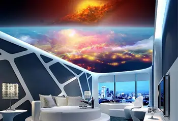2021 3D Personalizat Tavan Fotografie Tapet 3D Stil European cer Superb picturi Murale Camera de zi Dormitor Hotel Tavan Pereti Decor Acasă