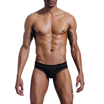 2021 Bărbați Costume de baie iute Uscat Înot Bărbați Boxeri de Culoare Pură Sexy Gay Talie Joasa, Costume de baie, pantaloni Scurți de Uzură Plajă de Baie Spa