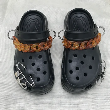 2021 Top de Vânzare de Moda Acrilice Pantofi Lanț de Decorare DIY Croc Farmece Pantofi de Femei de Farmece Designer JIBZ Fată Băiat Accesorii Cadou