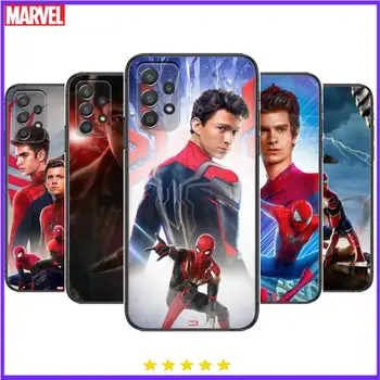 2022 Marvel Spiderman Caz de Telefon Coca Pentru Samsung Galaxy A70 A50 A51 A71 A52 A40 A30 A31 A90 A20E 5G a20s Negru Coajă Mobil de Arta C