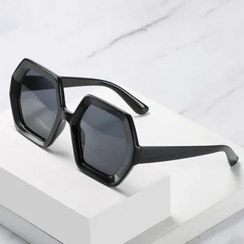 2022 noi poligonale ochelari de soare pentru femei tendință de moda de mare cadru pătrat temperament de lux ochelari de soare ochelari de soare moda