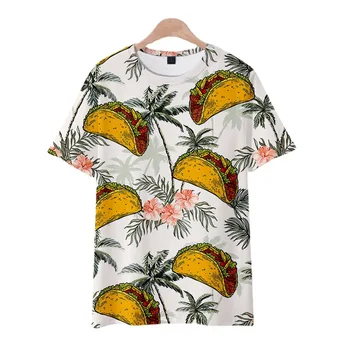 2022 stil Hawaiian tricouri Femei Bărbați 3D O-Gat Maneci Scurte T shirt Casual de Vara Streetwear Haine
