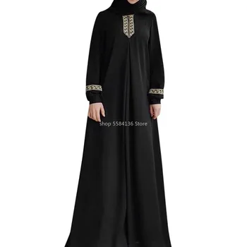 2023 Femei Plus Dimensiune Imprimare Abaya jilbab-ul Musulman Maxi Rochie Casual Caftan Lung Rochie haine islamice caftan arabi abaya turcia