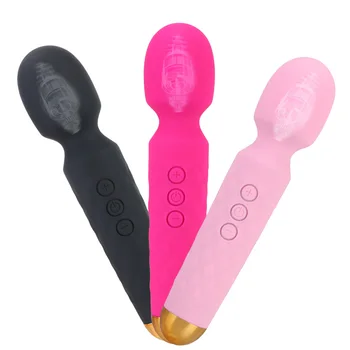 20cm Baghetă Magică Vibrator Pentru Femei Clitorisul Biberon Stimulator Vaginal Anal Plug Dildo-uri de sex Feminin Masturbator Sex Jucării Erotice Bunuri