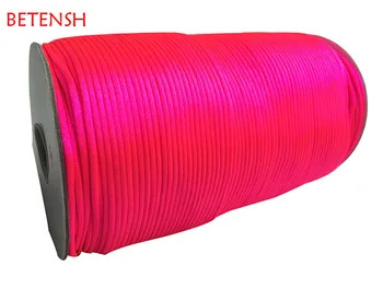 250 m/rola DK Neon Roz Rattail Cablul de Nailon+2,5 mm Constatările de Bijuterii Accesorii Macrame Coarda ștrasuri din Mărgele Brățară de Sârmă Cabluri