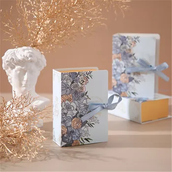 25Pcs Creative Simpla Forma de cutie de Cadou Creativ Hârtie Kraft DIY cadou cutie de Bomboane kawaii Consumabile Partid Decor Cutie Cu Panglică