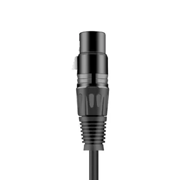 3 Pin XLR Unghi Drept de sex Masculin La Feminin Mufă Microfon Cablu Audio Ecranat Cablu de 50cm Cupru fără Oxigen Cablu pentru Microfon