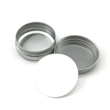 30 ML / 30G / 1FL OZ Aluminiu Borcan de Argint Borcan pentru Praf de Crema Gel Utiliza cele mai Bune Sticle de Cosmetice 8.5 G de Aluminiu Pot Staniu