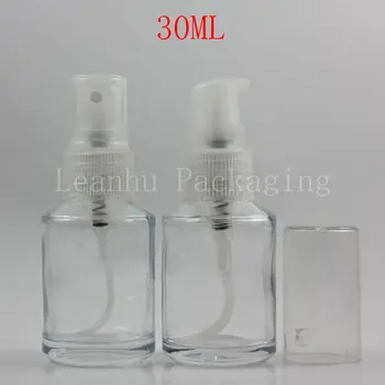 30mlX20 Sticlă Transparentă,30cc Spray/Loțiune Pompa de Sticlă,Toner/Loțiune Recipient Gol Container Cosmetice (Transport Gratuit)