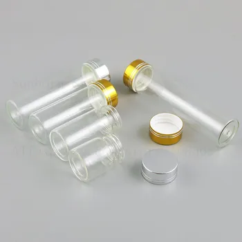 30pcs 15ml 25ml 40ml 50ml Goale Mici Sticle de Ulei Cu Aur, Argint Capac filetat 2 uncii de Sticlă Transparent, Clar e Proba de lichid Sticla