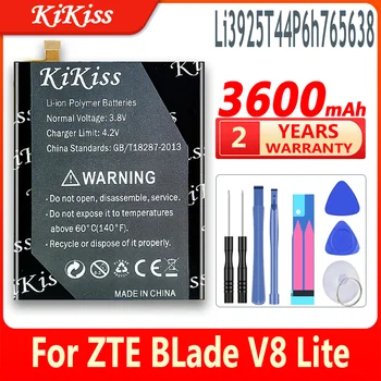 3600mAh Kikiss Li3925T44P6h765638 Baterie Pentru ZTE BLade V8 Lite (V8Lite) 5.0 Inch Telefon Mobil Baterii Reincarcabile + Instrumente