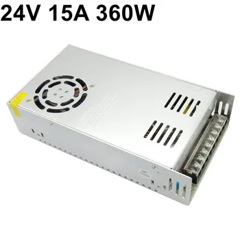 360W 24V 15A putere de comutare de alimentare 110V 220V ac la dc 24 v Sursa transformator Led strip lumină Adaptor SMPS