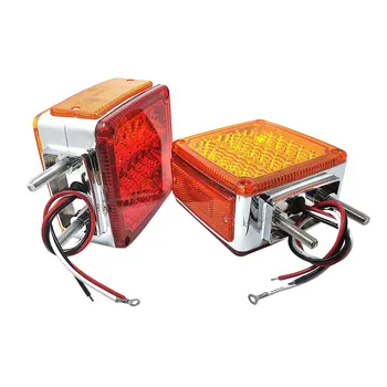 39 Piața LED Soclu Stud Montare Amortizor Fata Stop Semnalizare stopuri Lampi pentru Camion Remorca