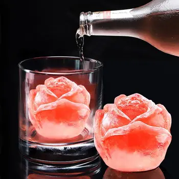 3D Rose de Gheață din Silicon Mucegai Icecube Filtru Mousse de Ciocolata Matriță de Săpun Mucegai pentru DIY matrite alimentare tort mucegai bijuterii instrumente
