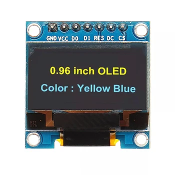 3Pcs/Lot 7Pin 0.96 Inch Display OLED 12864 SSD1306 SPI IIC Serial Ecran LCD Module Pentru Arduino