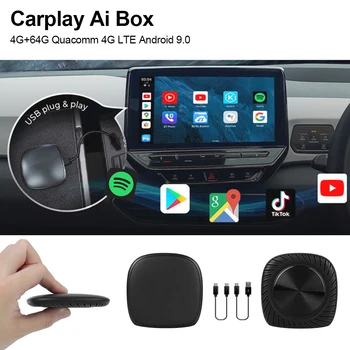 4G+64G AI Cutie Masina MP5 DVD Player Stereo Imbunatatita Pentru Netflix Android Carplay Audio Accesorii Auto Cartronics Universal