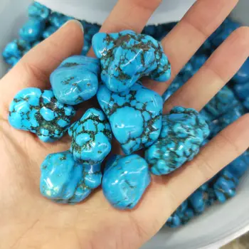 500g Naturale Albastru Turcoaz Vrac Scazut Pietre Pietriș Specimen de Vindecare Cristale Minerale Piatră prețioasă Acvariu Decor Acasă