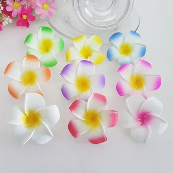 5CM Artificiale frangipane Decorative PE Cap de Floare Pentru DIY Nunta Ghirlanda Capac de Păr decor Floare de Frangipani