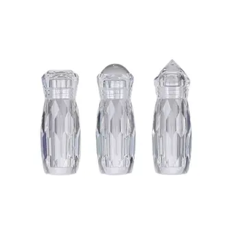 5g Gol de Unghii de Sticlă de Cristal Stras Unghii Decoratiuni de Arta Manichiura Container Cosmetice Frumusete Reîncărcabile Sticla de Plastic 25pcs