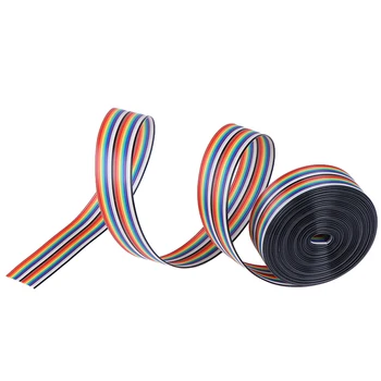 5M 1,27 mm 20P Cablu Curcubeu Plat Sprijin Linie de Sârmă Sudate Conector de Cablu de Sârmă
